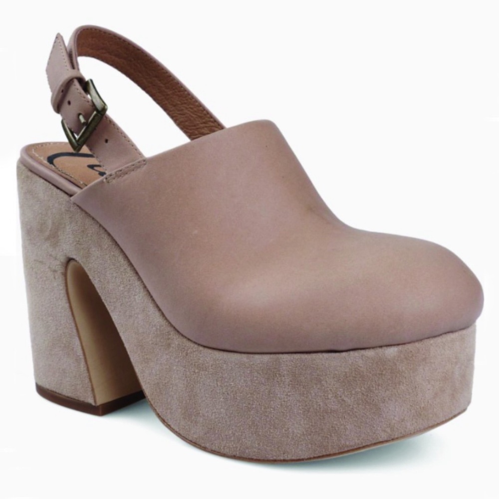 Candies Lushy Platform Heel Natural Women’s 10